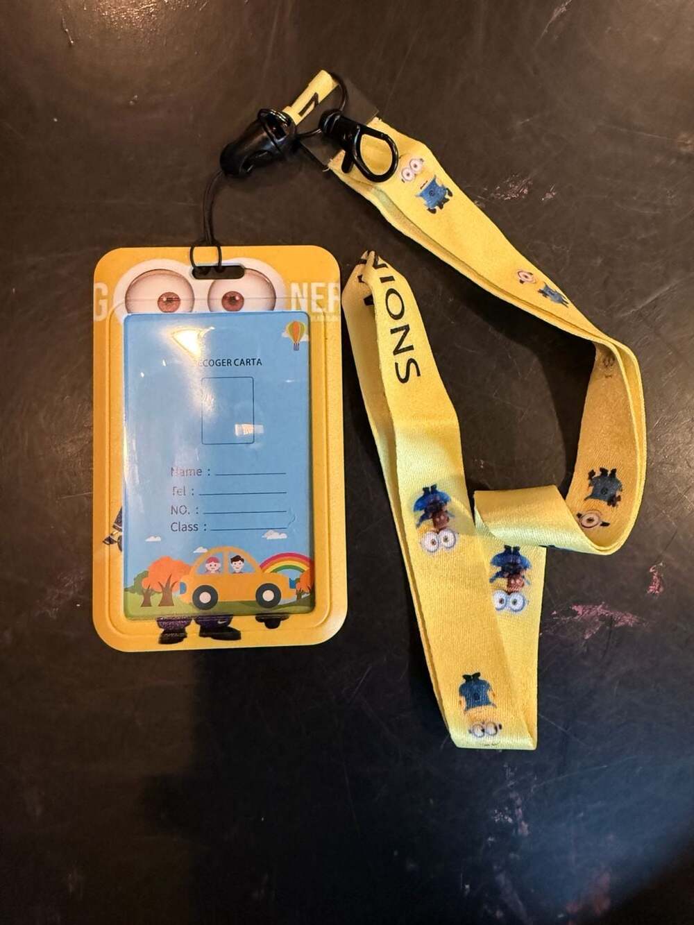 Minions ID Badge Holder with Lanyard Yellow Despicable Me